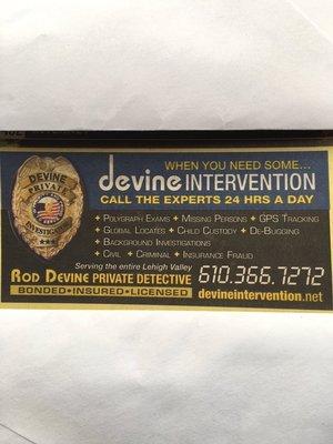 Devine Intervention