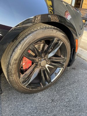 "Hand washed rims"