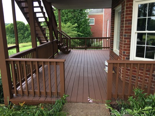 Deck Repainted