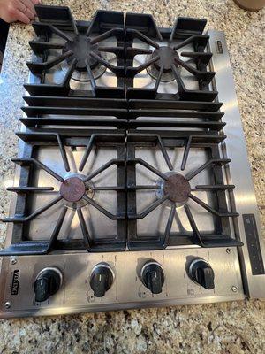 Viking cooktop