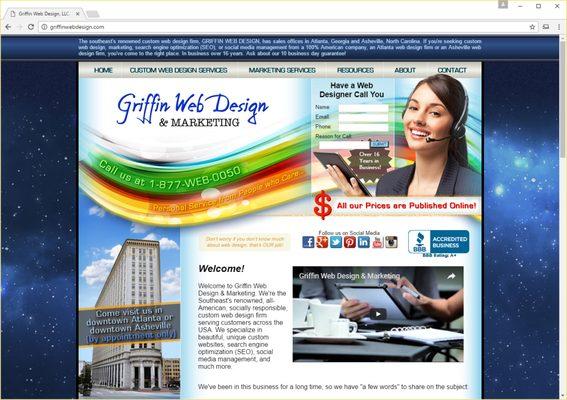 The Griffin Web Design site has all prices published online!