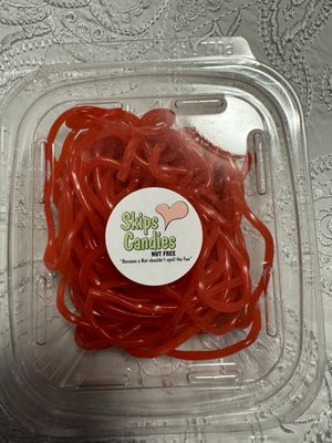 Shoe string strawberry licorice