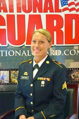 SGT Erin Meyers 541-207-5953 Gresham National Guard Recruiter