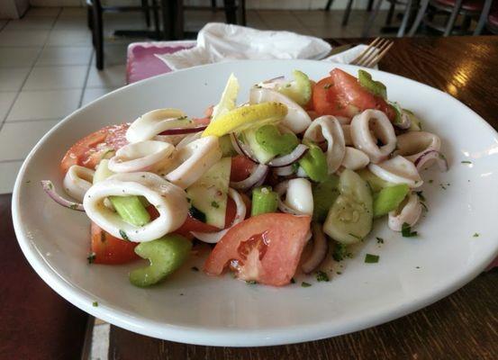 Calamari Salad Lunch