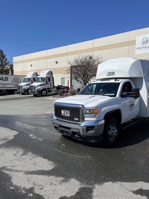 Got the truck cleaned while servicing Nicholas and companies trucks