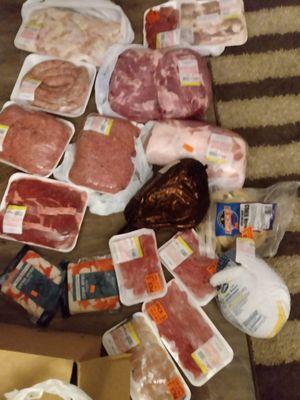 all this for 200.00 cant beat that anywhere and excellent meat !