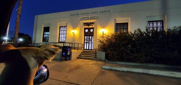 Front of post office