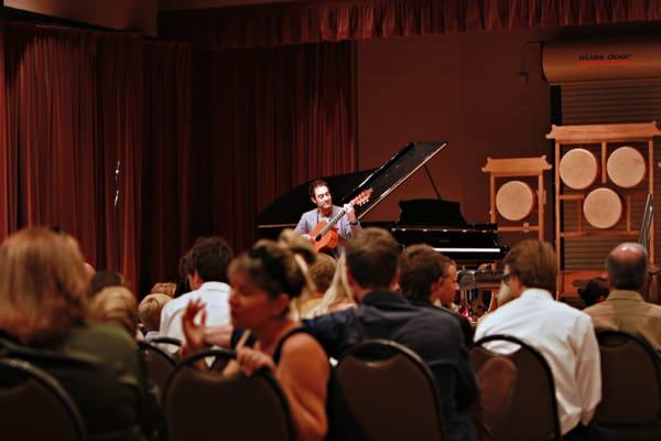 Payam playing Spanish Classical Guitar as a guest for The Piano Studio of Dr. Jung Sook Lee-French in Laguna Beach, CA.