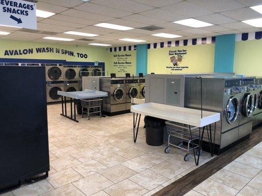 Expansion January 2018 so everyone has plenty of room to do their Laundry! Or want more free time let us do it!