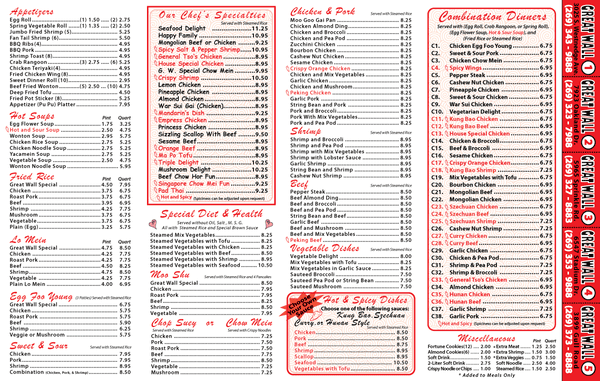 http://www.greatwallexpress.com/menu1.html