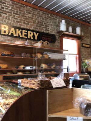 Wall to wall aroma of freshly-baked breads and sweets. This visit, they were dressed up for Easter and Passover.