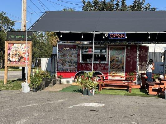 Rosita's Food Truck on the corner of Symmes and 40 hwy.