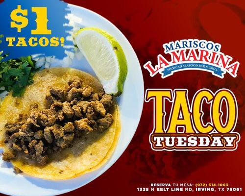 Tuesday taco special