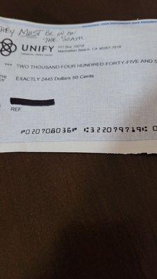 Routing #"020708036 Acct# 322079719  They've got to bleed the money out in a way the FDIC will reimburse it & get Apple cards too.