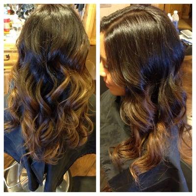 This ombre is subtle and beautiful.