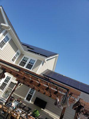 Windows and solar panels install.