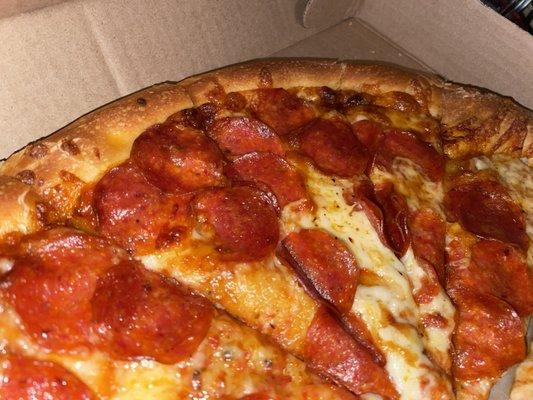 Pepperoni pizza