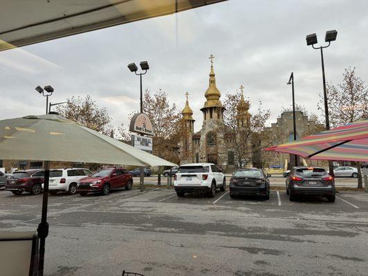 view from Bob's Diner