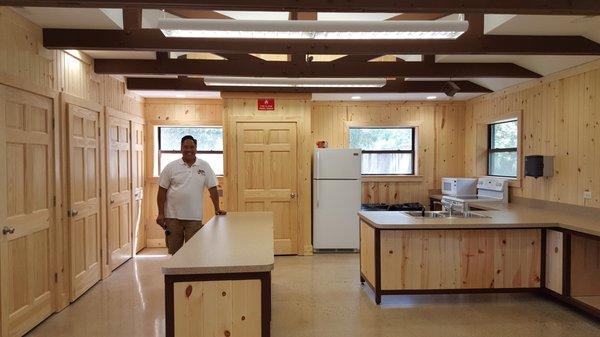 Kitchen area.