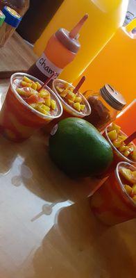 Chamoyada with mango