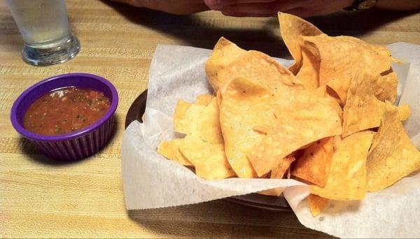 Complimentary chips & salsa