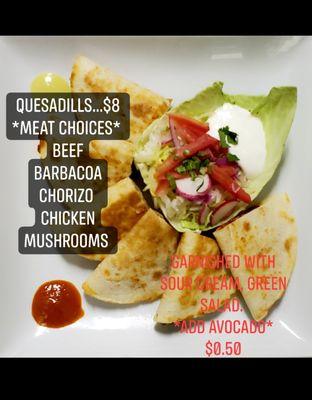 Quesadilla plate