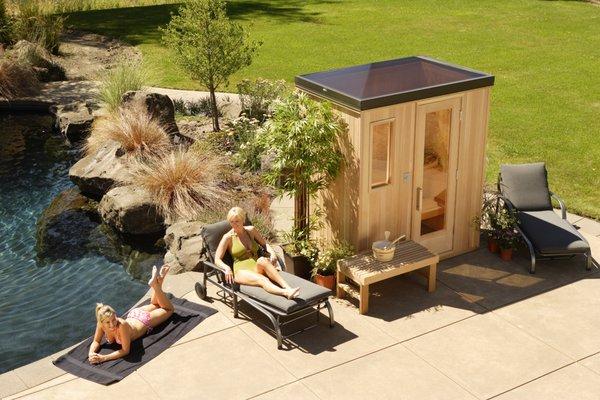 Skylight on top of Finlandia Sauna