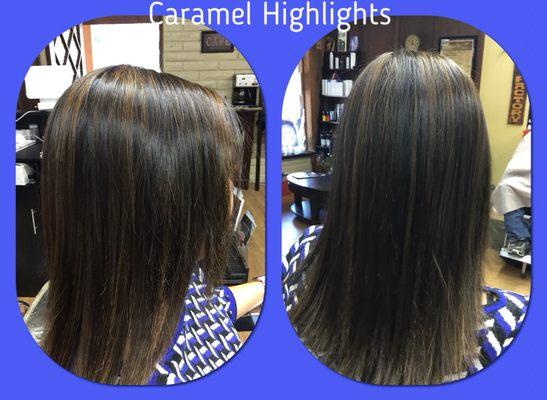 Caramel highlights