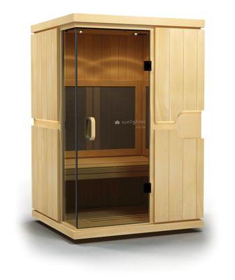 Our Full Spectrum Sauna with chromotherapy and accoustical resonance therapy.