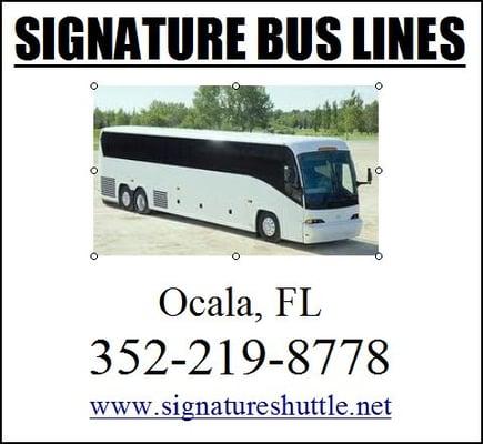 Signature Bus Lines - 352-219-8778