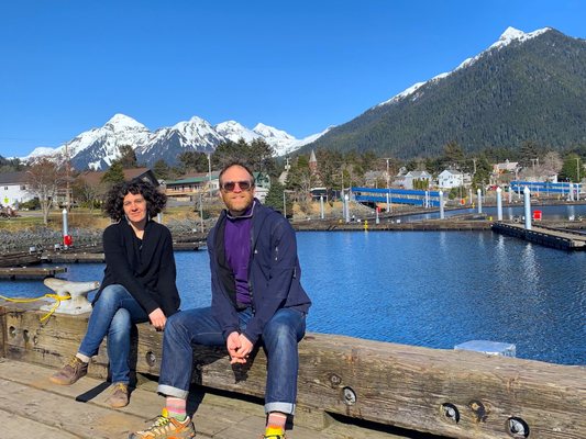 Leah and Zak in Sitka, Alaska