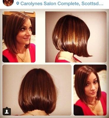 Bob haircut by Sara B.