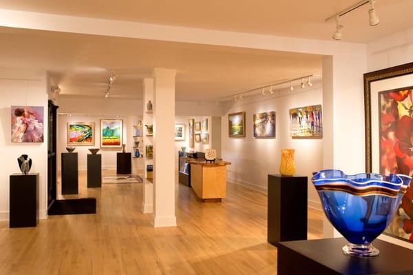 Live For Art Gallery in downtown Beulah, Michigan