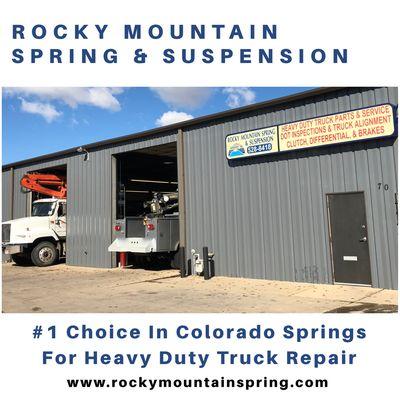 Rocky Mountain Spring & Suspension is proud to be the #1 Choice for Heavy Duty Truck Repair in Colorado Springs