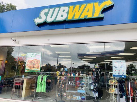 Subway inside the gas station.