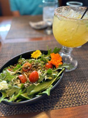 Salad and Serra o Mango Margarita!