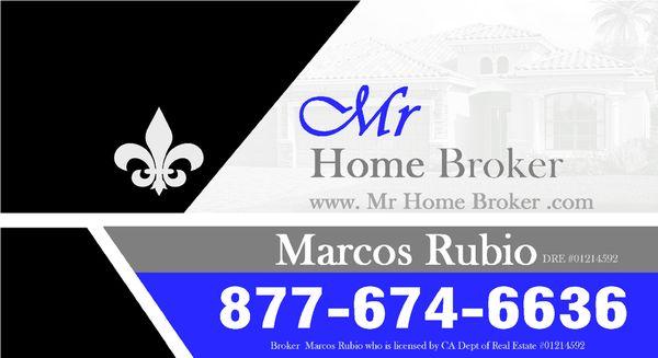 To Buy or Sell Your Home Call Marcos Rubio Today For A Free Consultation !