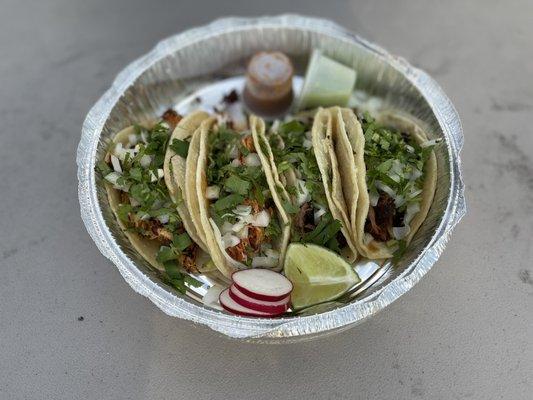 Chicken & Barbacoa Tacos, 4 for $12 (3.16.22)