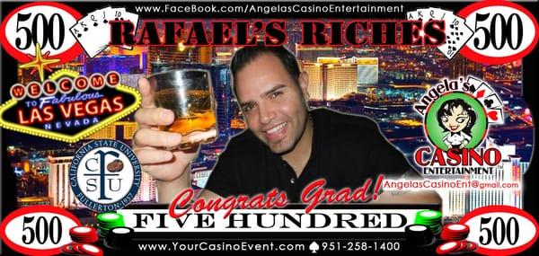 Casino Cash - Customized for each event!