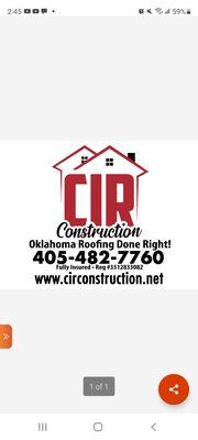 At CIR Construction LLC we are a full service general contractor specializing in storm restoration and remodeling.