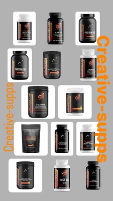 We also sell our own supplements.
 Creative-supps.com