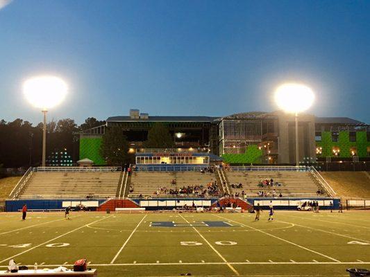 The FootbaLL FieLd is ObscureLy Hidden behind the High SchooL (10.20.16