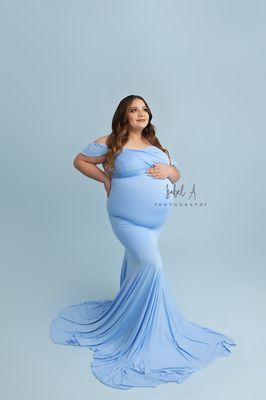 Maternity in studio