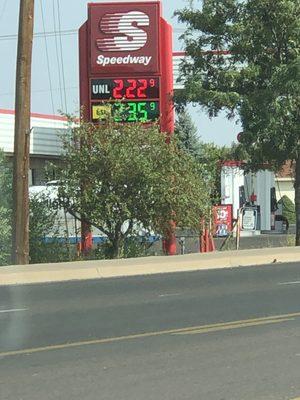 Gas prices 9/19/20