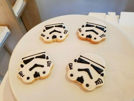 Stormtrooper cookies