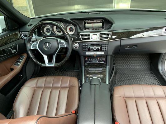 Mercedes-Benz E350 interior, available now