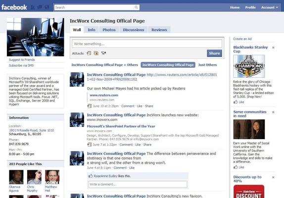 IncWorx Consulting Facebook Page: http://tiny.cc/or8xs