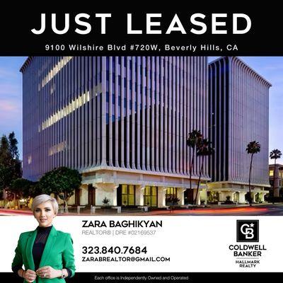 Commercial closing in Beverly Hills.