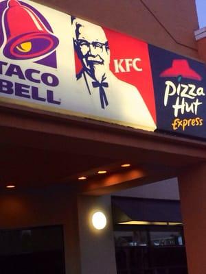 Taco Bell, KFC, with Pizza Hut: