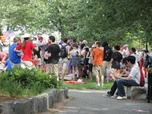 Gathering in Dana Park